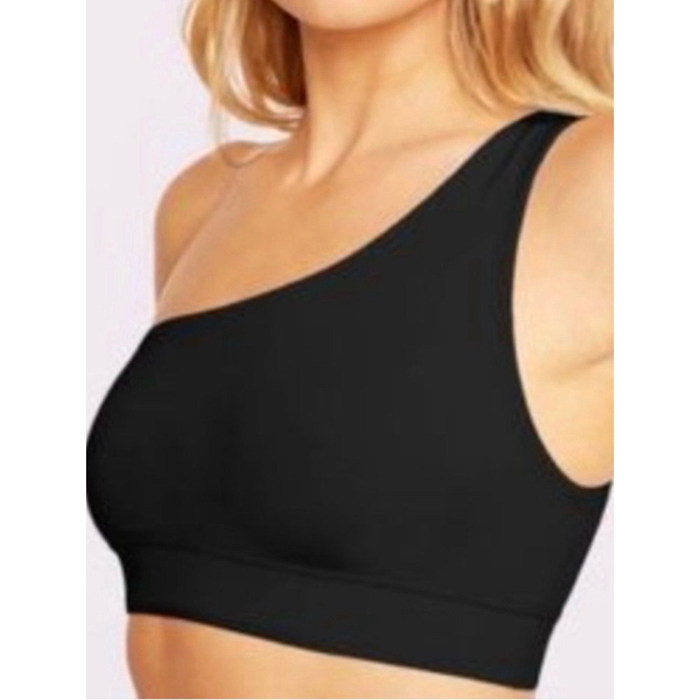 Parade One Shoulder Sports Bra Black XS Asymmetrical Activewear